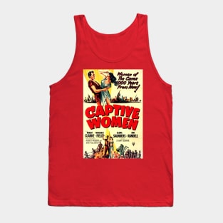 Classic Science Fiction Movie Poster - Captive Women Tank Top